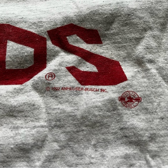 Vintage Budweiser Buds Cans T Shirt Size Large 1992 Anheuser Busch Sugar Creek - Picture 3 of 8